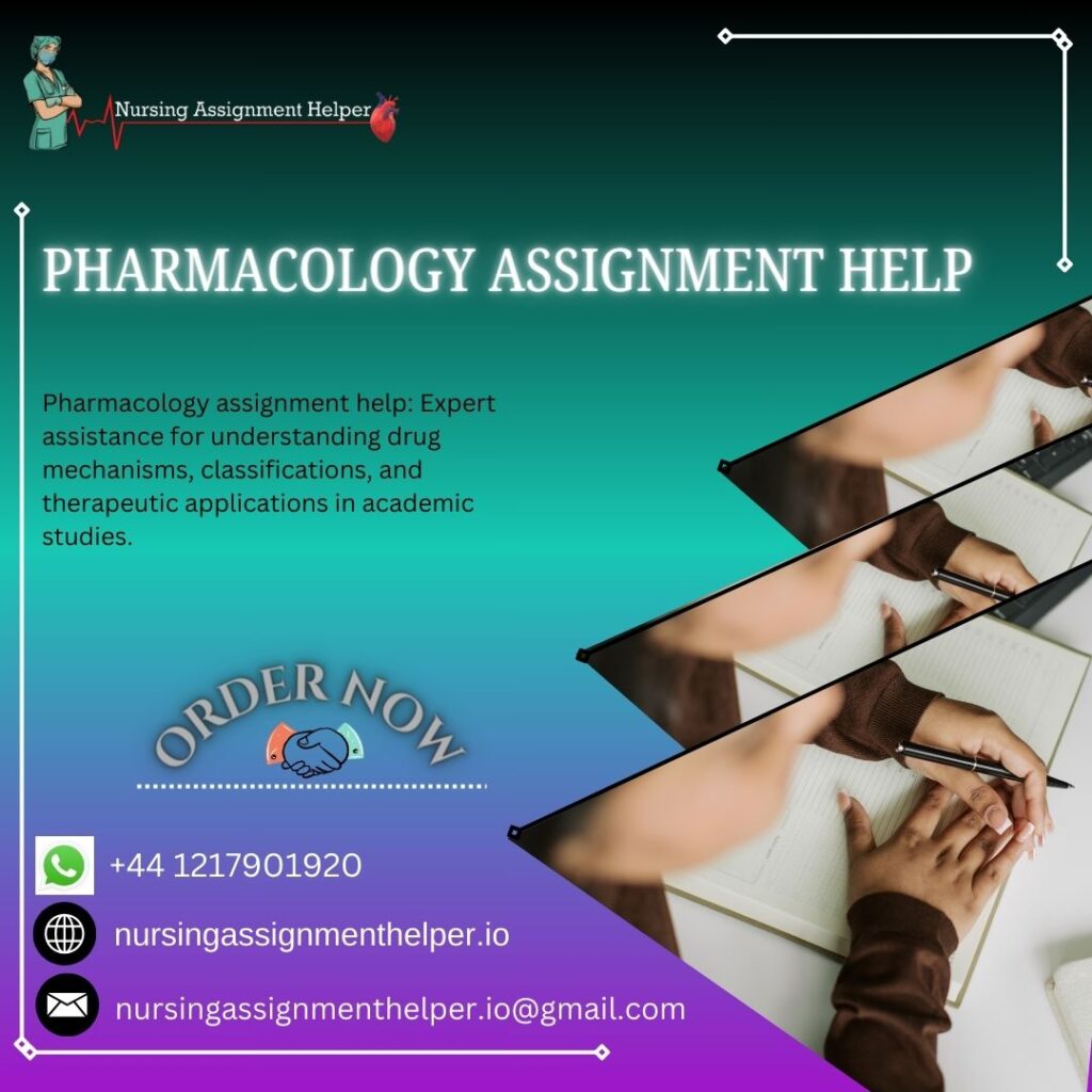 Pharmacology assignment help services